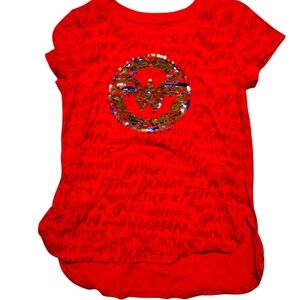 Wonder Woman Size Small (6/6x) Changing Sequins Red